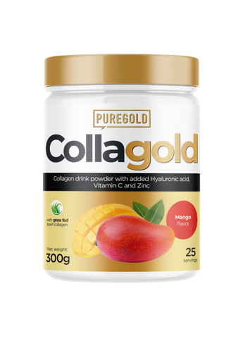 Коллаген рыбий и говяжий Collagold - 300g Mojito Pure Gold Protein (258191875)