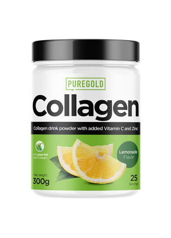 Коллаген для кожи, суставов, волос, связок и ногтей Collagen - 300g Lemonade Pure Gold Protein (258191889)