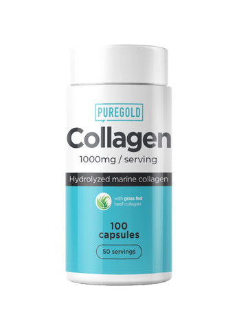 Колаген для збереження молодості шкіри Marine Collagen - 100 caps Pure Gold Protein (258191944)