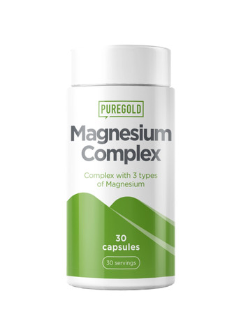 Магний для мышц, иммунитета и нервной системы Magnesium Complex - 60 cap Pure Gold Protein (258191952)