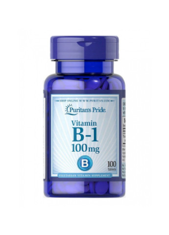 Vitamin B-1 100mg - 100 tablets Puritans Pride (258191675)