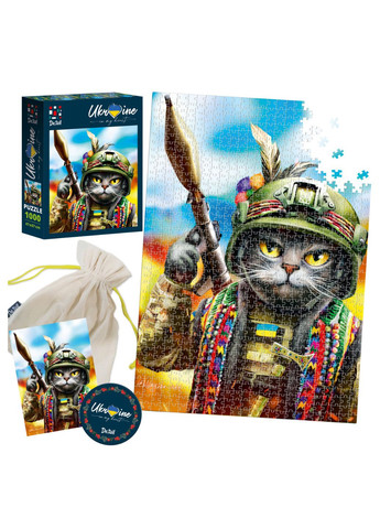 Пазл Кошачий гранатомет DT1000-08 De.tail (258210487)