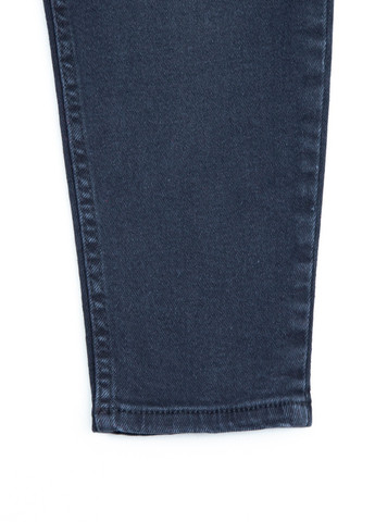 Темно-серые демисезонные мом фит джинсы для девочек мом темно-серые с резинкой Altun