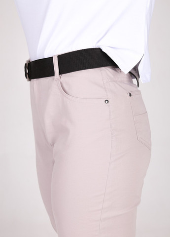 Брюки женские бежевые тонкие с высокой талией CARMITO (258232083)