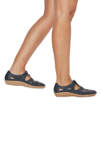 Rieker Туфли синий з натуральная кожа, германия — лето (258236346)