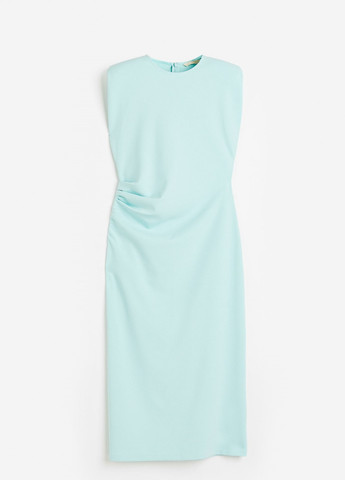 Світло-бірюзова кежуал сукня H&M однотонна