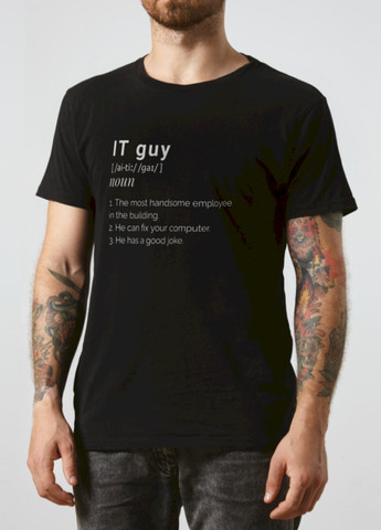Черная футболка "it guy..." Ctrl+