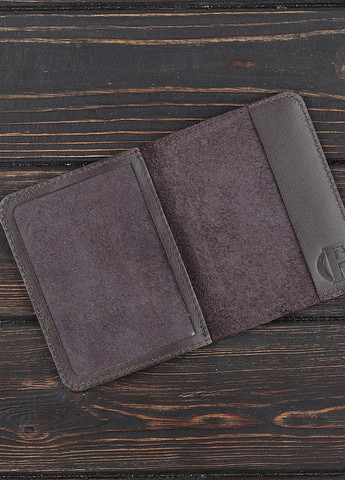 Обложка на удостоверение офицера STANDART коричневый (кожа) кожанная учасника боевых действий Украины Po Fanu (258231973)