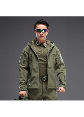 Зелена демісезонна тактична куртка чоловіча ply-6 Pave Hawk