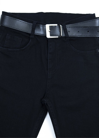 Черные демисезонные прямые джинсы для мальчика черные прямые Altun