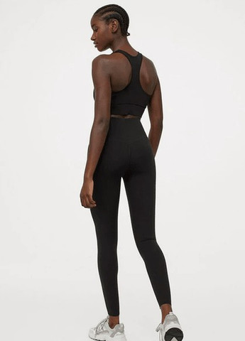 Жіночі спортивні лосини чорні H&M (258261192)