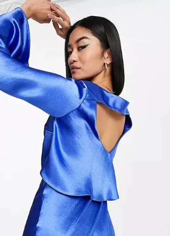 Синее платье Topshop