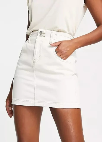 Молочная юбка Topshop