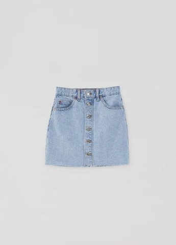 Синяя юбка Pull & Bear