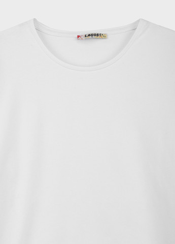 Белый демисезонный повседневный лонгслив Lagos