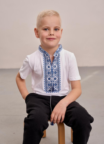 Вишита футболка для хлопчика "Зоряне сяйво" MEREZHKA (258287536)