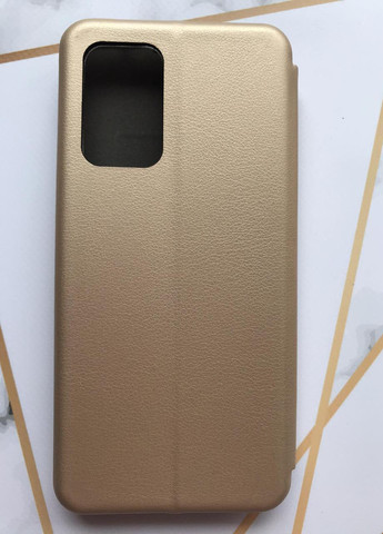 Чехол-книжка с рисунком для Samsung Galaxy A52 Золотой; Девушка с кофе (принт 59) G-Case (258289198)