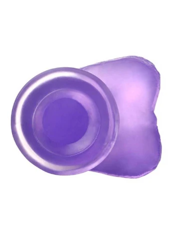 Силиконовый фаллоимитатор фиолетовый Jelly Studs Crystal Dildo Medium Lovetoy (258291114)