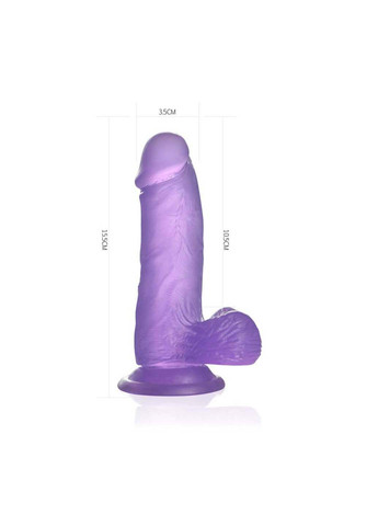 Силиконовый фаллоимитатор Jelly Studs Crystal Dildo Small Lovetoy (258291083)