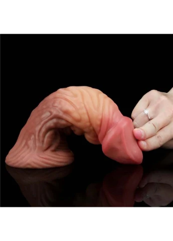 Фаллоимитатор монстр Dual layered Platinum Silicone Plug 7.0 Lovetoy (258291111)