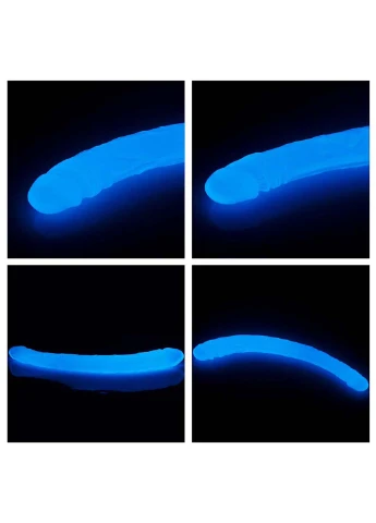 Светящийся двойной фаллоимитатор Lumino Play Double Dildo 14.5 Lovetoy (258290927)