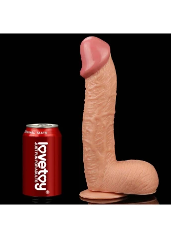 Реалистичный большой фаллоимитатор Legendary king-sized Realistic Dildo 10.5 Lovetoy (258290982)