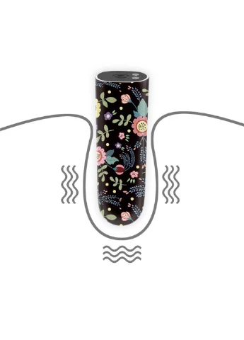 Компактный вибратор с принтом Rechargeable Diana Massager Lovetoy (258291080)