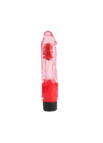 Вібратор мультишвидкісний прозорий Realistic Vibe Pink 8.1 Chisa (258290616)