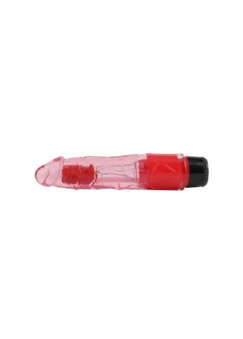 Вібратор мультишвидкісний прозорий Realistic Vibe Pink 8.1 Chisa (258290616)