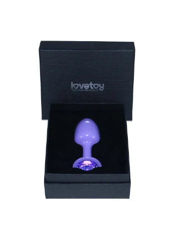Анальная пробка Rosebud Purple в подарочной упаковке Lovetoy (258290935)