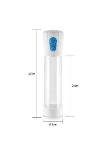 Вакуумная помпа для увеличения пениса Maximizer Worx VX3 Auto Pro Pump White Lovetoy (258290985)