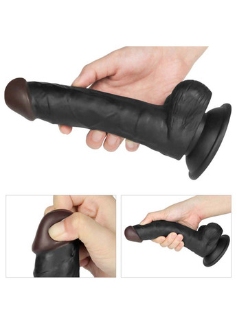 Страпон на ремешках Vibrating Easy Strapon Set 7.5 Lovetoy (258290934)