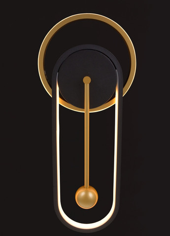 Світлодіодне бра BL-720W/25W WW BK/G Brille (258292043)