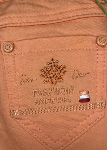 Персиковая кэжуал однотонная юбка Yuke