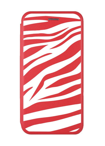 Чохол-книжка з малюнком для Samsung Galaxy A52 (A525) Червоний; Фон Зебра (принт 91) G-Case (258308773)