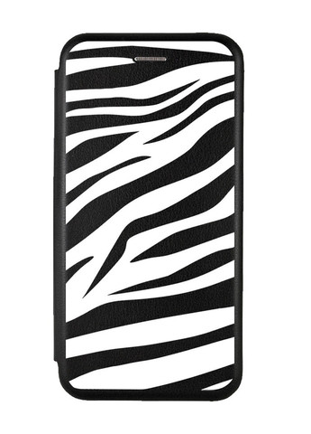 Чохол-книжка з малюнком для Samsung Galaxy A02/A022 (2021) Чорний; Фон Зебра (принт 91) G-Case (258308701)