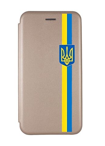Чохол-книжка з малюнком для Samsung Galaxy A33 5G Золотий; Стрічка Україна (принт 253) G-Case (258309736)