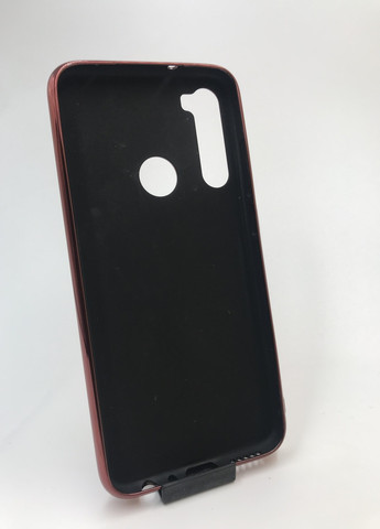 Силіконовий глянцевий чохол з логотипом для Xiaomi Redmi Note 8 Червоний Creative (258306354)
