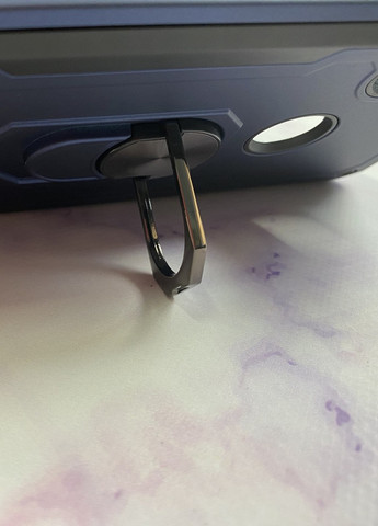 Силиконовый чехол Hard Defence Series с кольцом-подставкой для Xiaomi Redmi 7 Синий Creative (258306152)