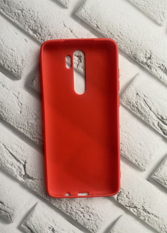 Силіконовий матовий чохол для Xiaomi Redmi Note 8 Pro Червоний Creative (258308342)