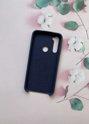 Силиконовый чехол Silicone Case для Xiaomi Redmi Note 8 Тёмно-синий Creative (258305764)