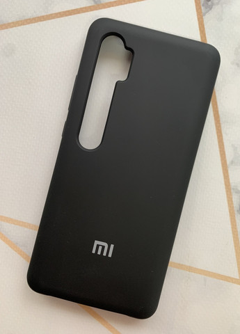 Силіконовий чохол Silicone Case на Xiaomi Mi Note 10 / Note 10 Pro Чорний Creative (258306199)
