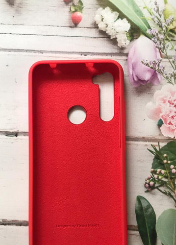 Силиконовый чехол Silicone Case для Xiaomi Redmi Note 8T Красный Creative (258305956)