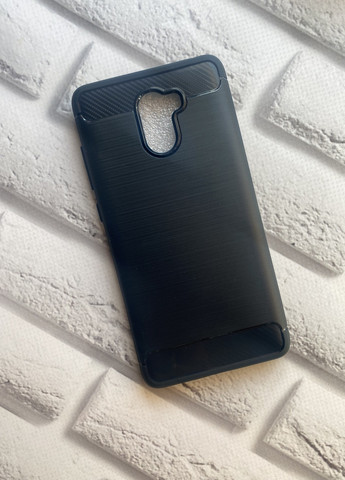 Силіконовий чохол карбоновий для Xiaomi Redmi 4 Чорний Creative (258308667)