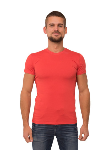 Красная футболка мужская Наталюкс 12-1338