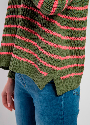 Зеленый демисезонный свитер Fred Mello