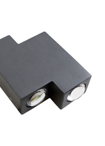 Подстветка ступеньки AL-620/4х1W WW LED IP54 BK Brille (258329725)
