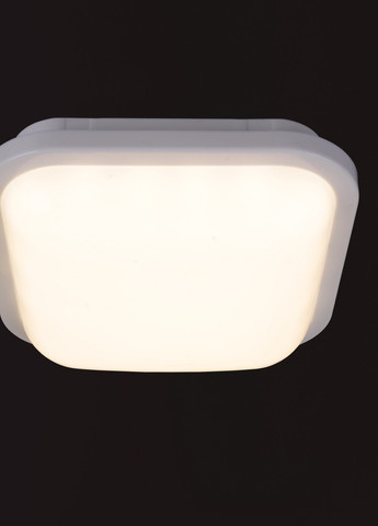 Вуличний настінний ЛЕД світильник AL-15SQ/15W NW IP54 WH Brille (258329719)