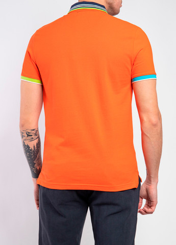 Оранжевая футболка-поло для мужчин Fred Mello