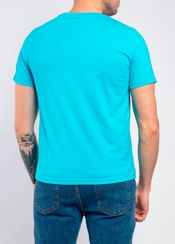 Голубая футболка Fred Mello